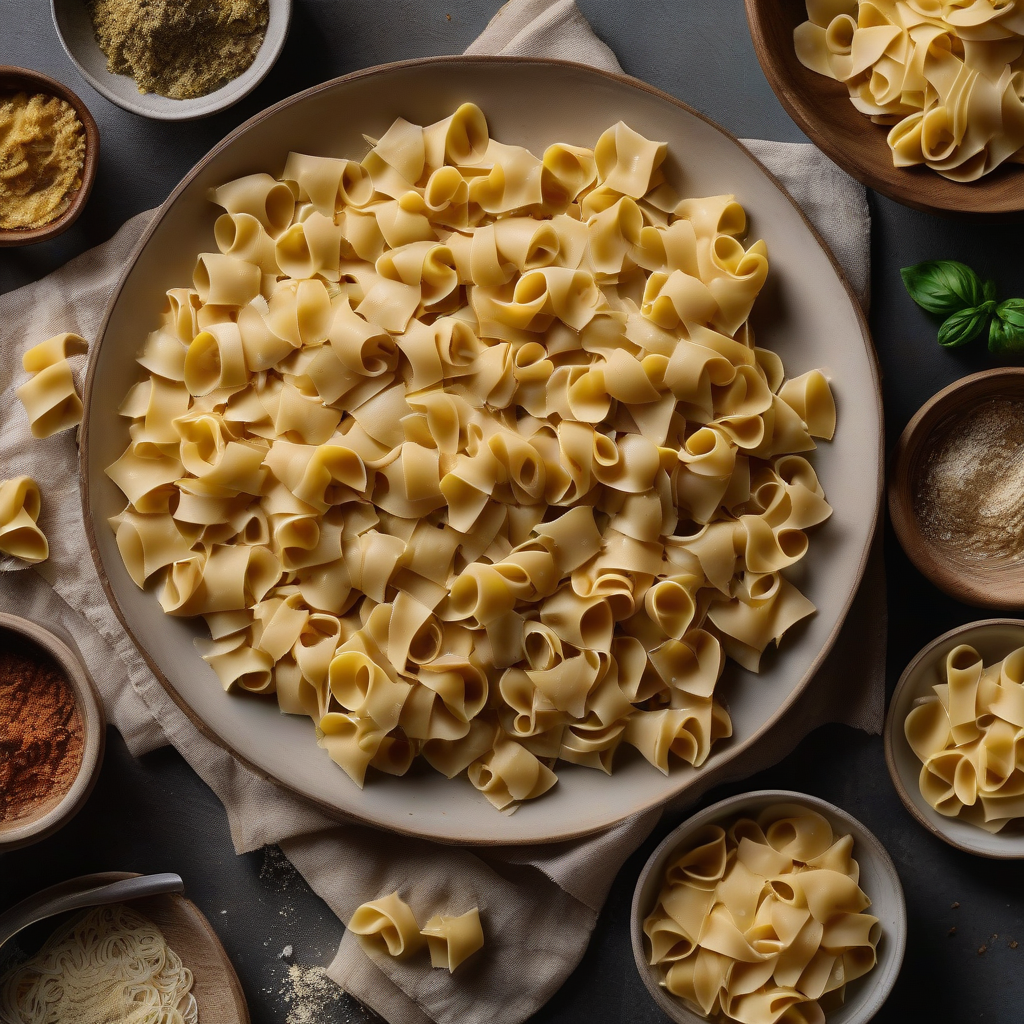 Almost no knead homemade fresh pasta recipe