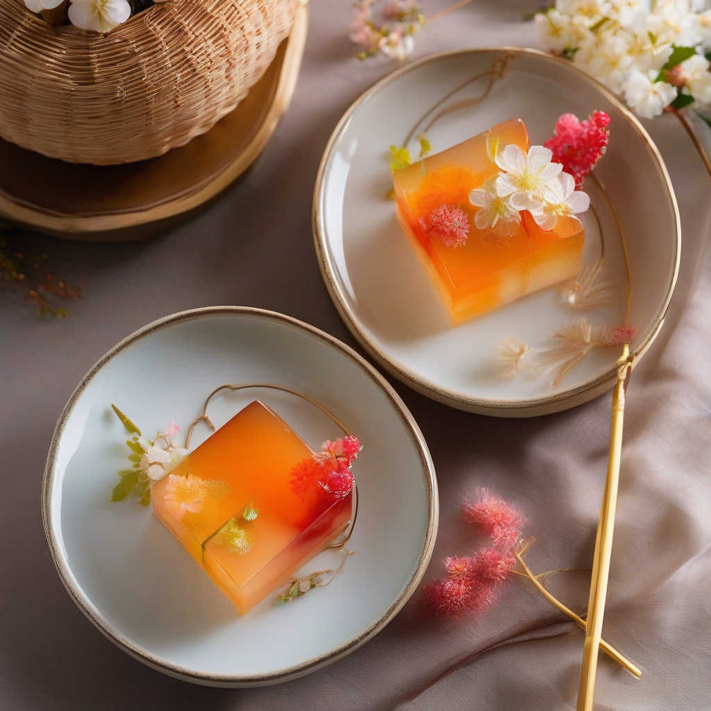 Anmitsu (Japanese Kanten Jelly Dessert)