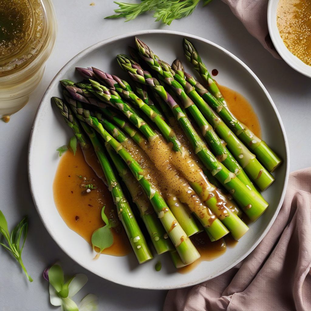 Asparagus with Miso Dressing (Karashi Sumisoae)
