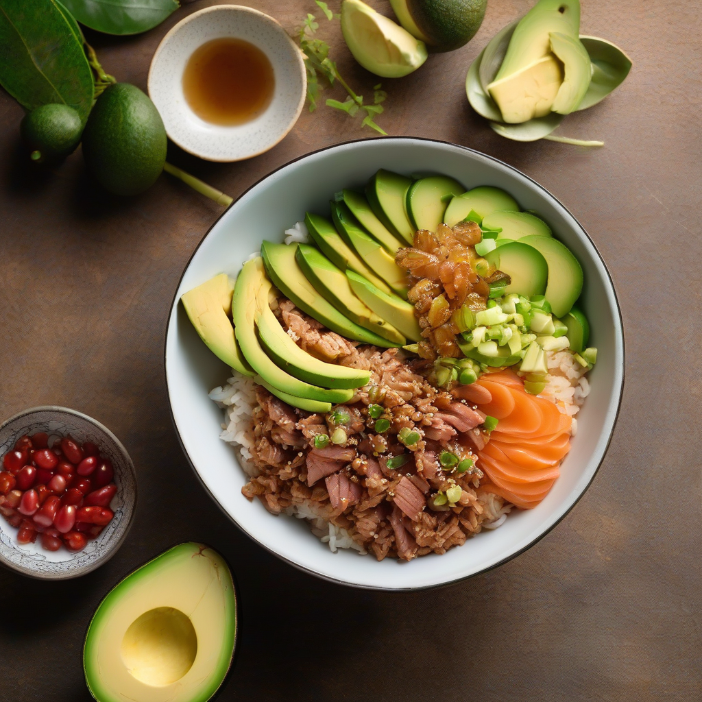 Avocado &amp; Negitoro Donburi