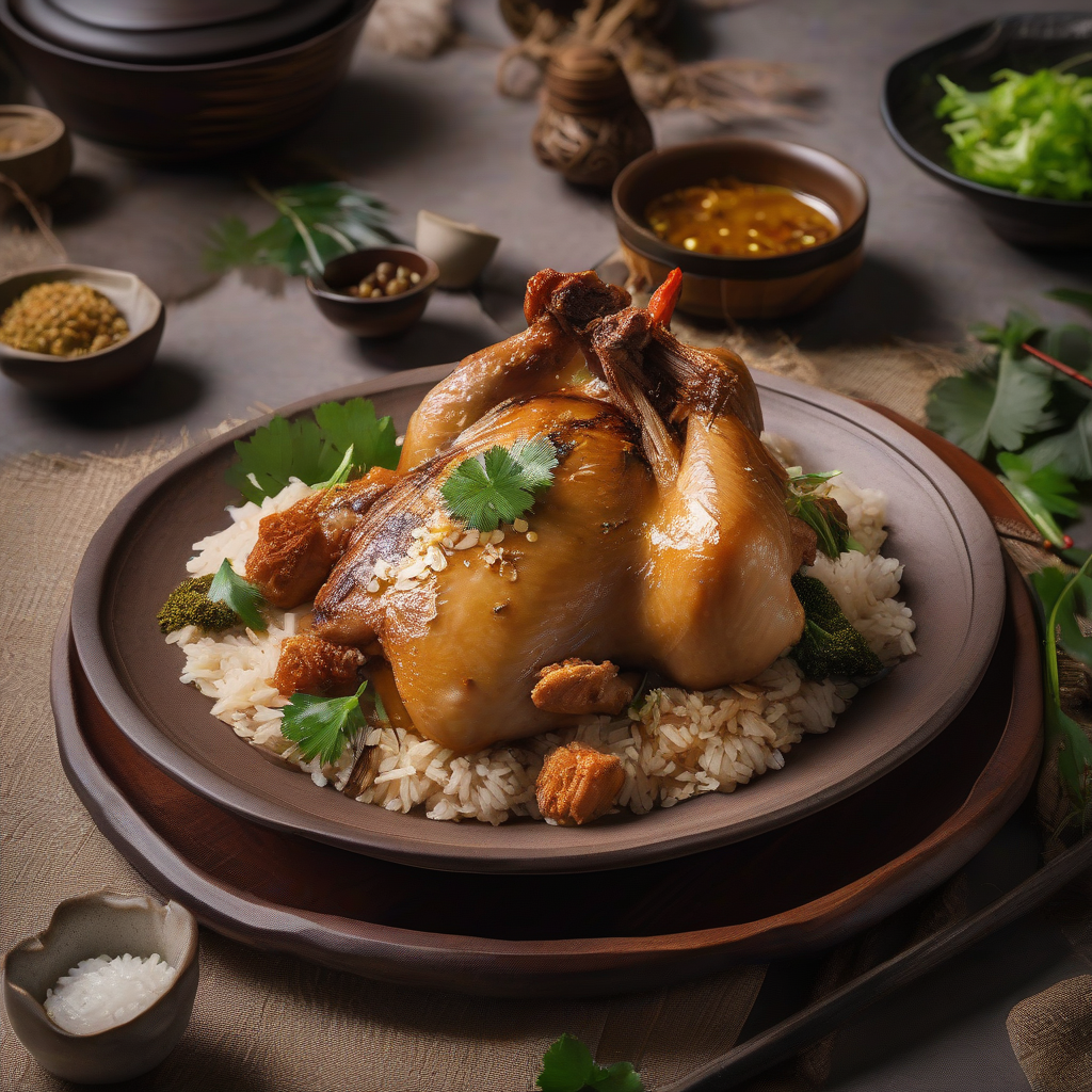 Braised Herb Chicken with Shio Koji