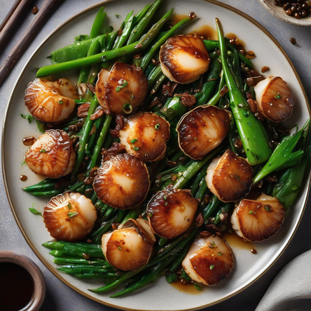Butter Soy Sauce Scallops