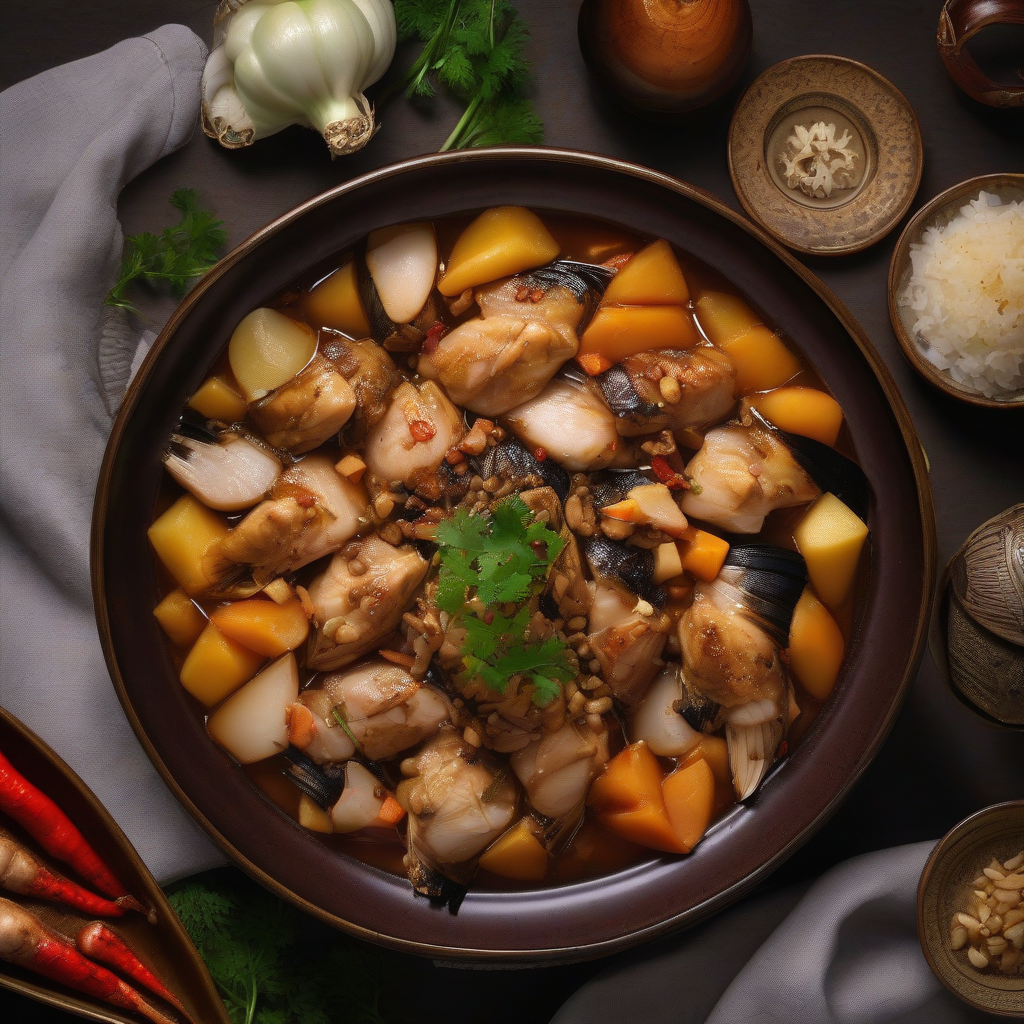 Chikuzenni / Nishime (Simmered Chicken and Vegetables)