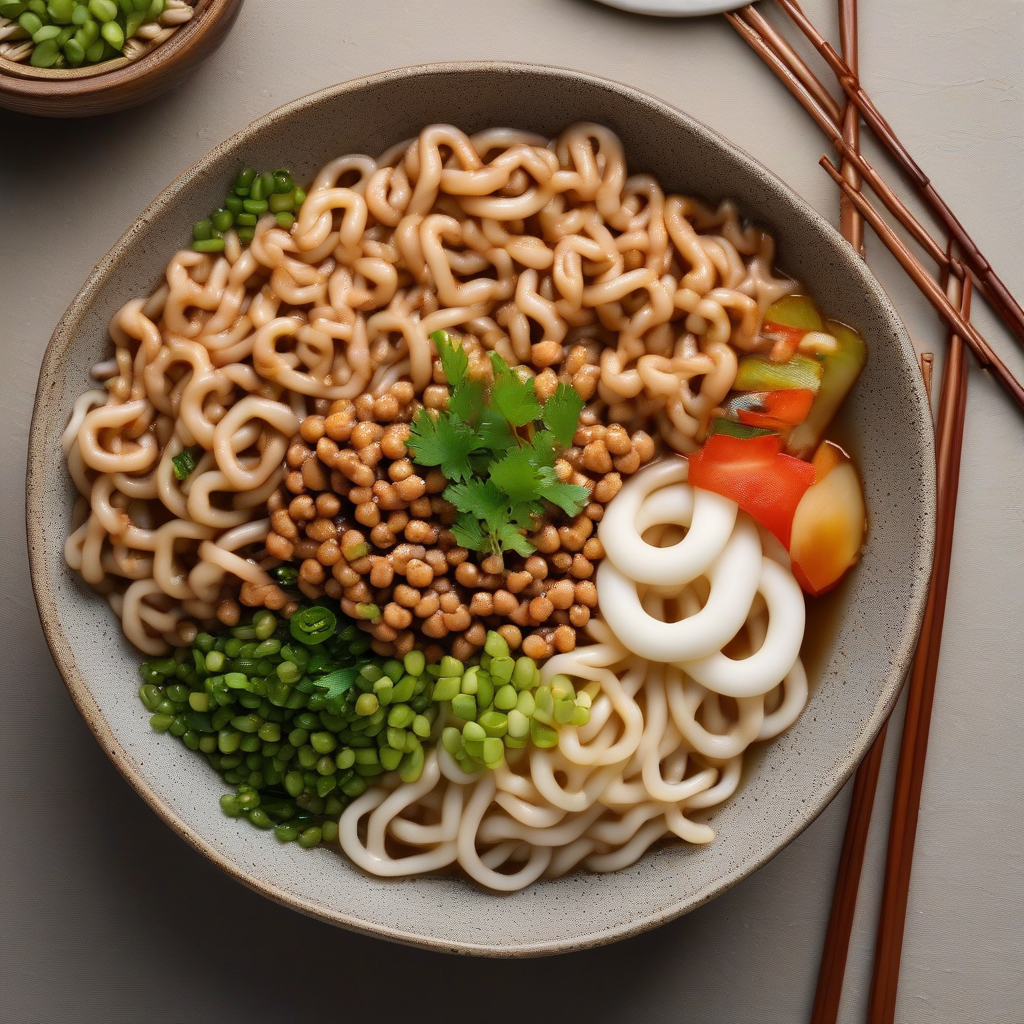 Cold Natto Udon