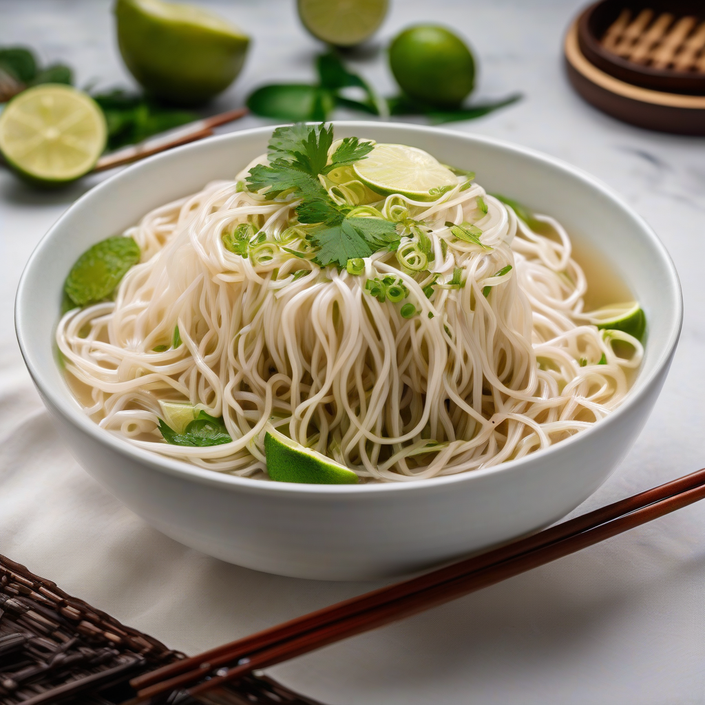 Cold Somen Noodles with Sudachi Lime