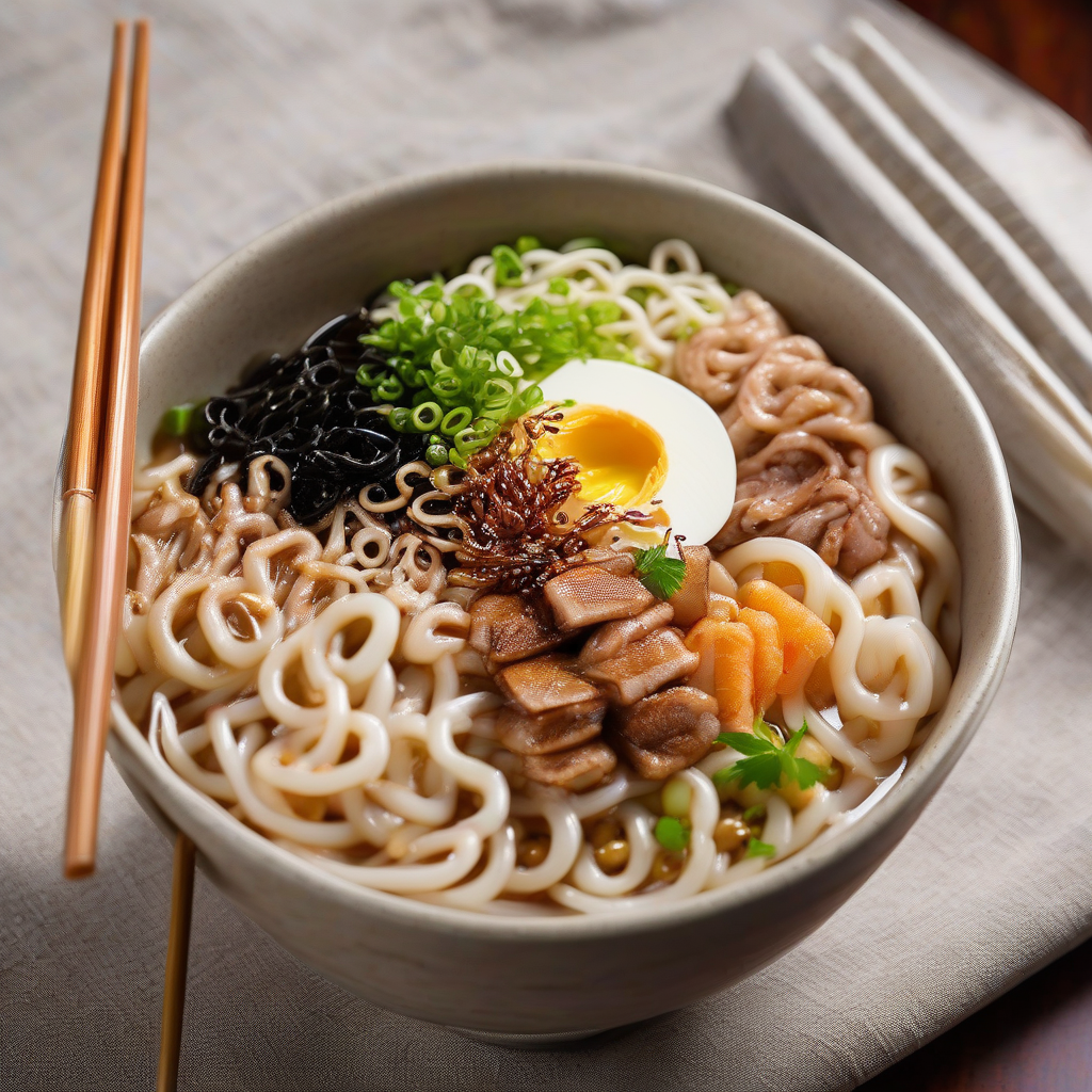 Cold Tanuki Udon