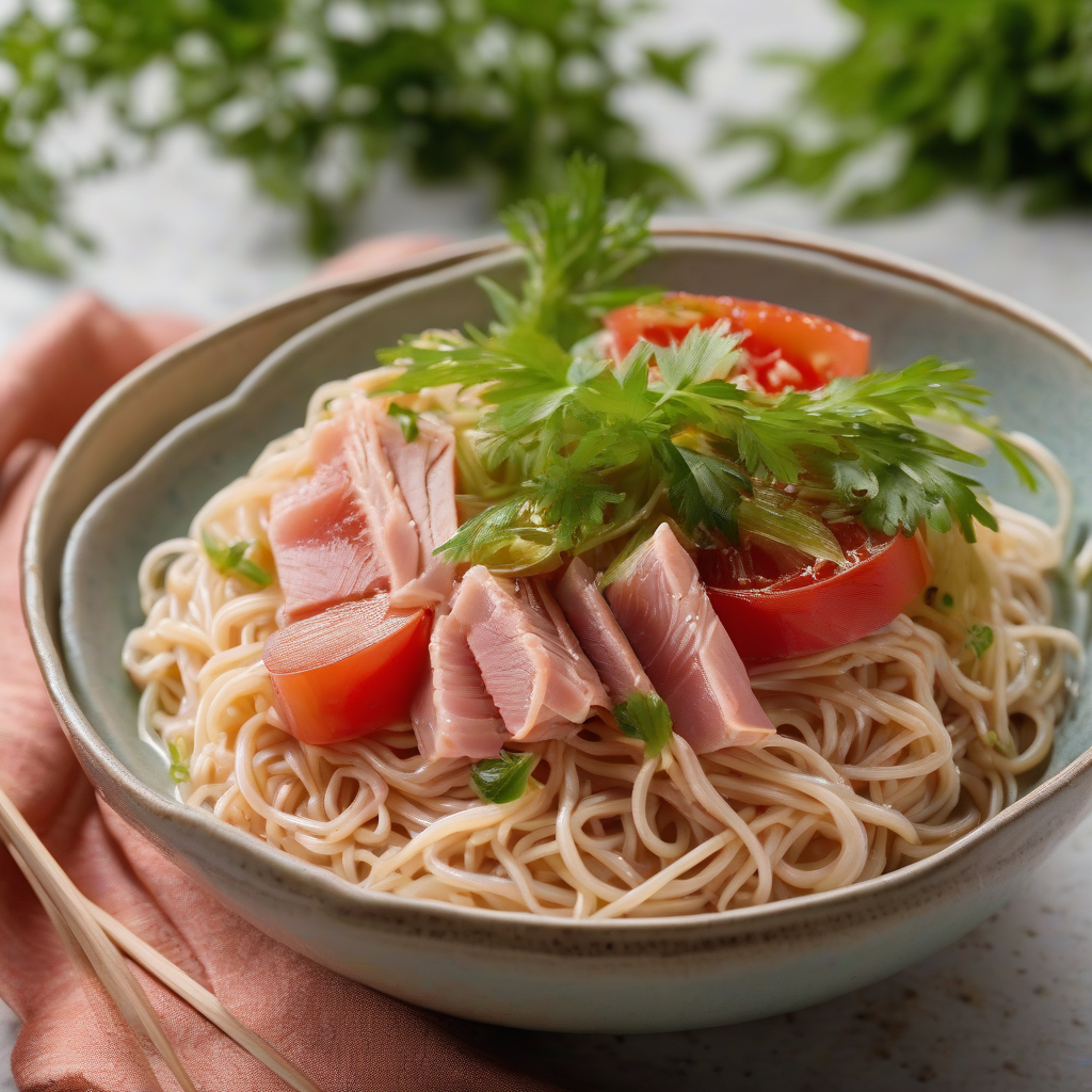 Cold Tuna and Tomato Somen