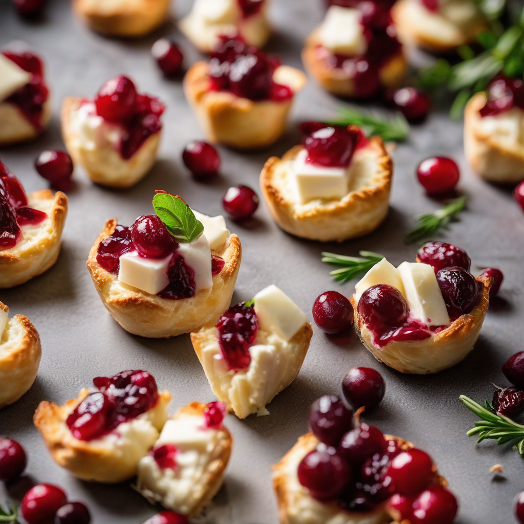 Cranberry Brie Bites