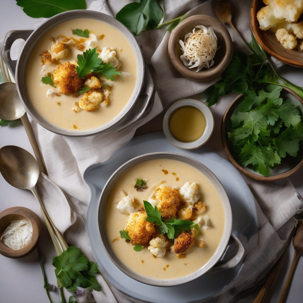 Sup Kembang Kol Panggang Krim