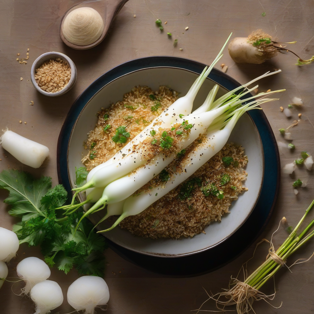 Daikon Meninggalkan Furikake