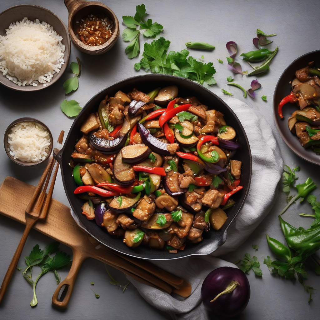 Easy Pork Eggplant Stir Fry