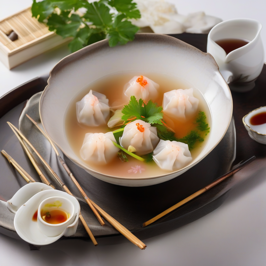 Ebi Shinjo (Shrimp Dumplings in Clear Soup)