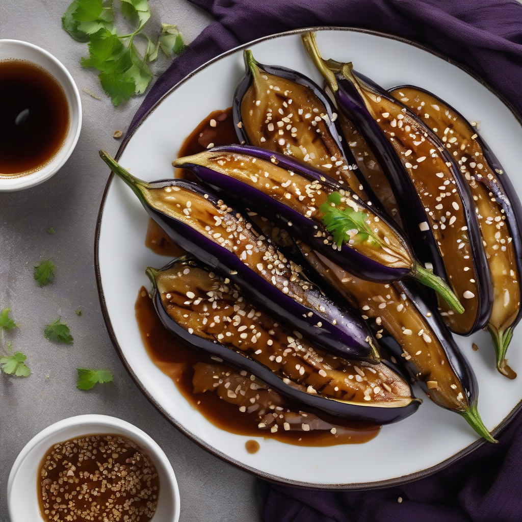 Eggplant with Sesame Ponzu Sauce