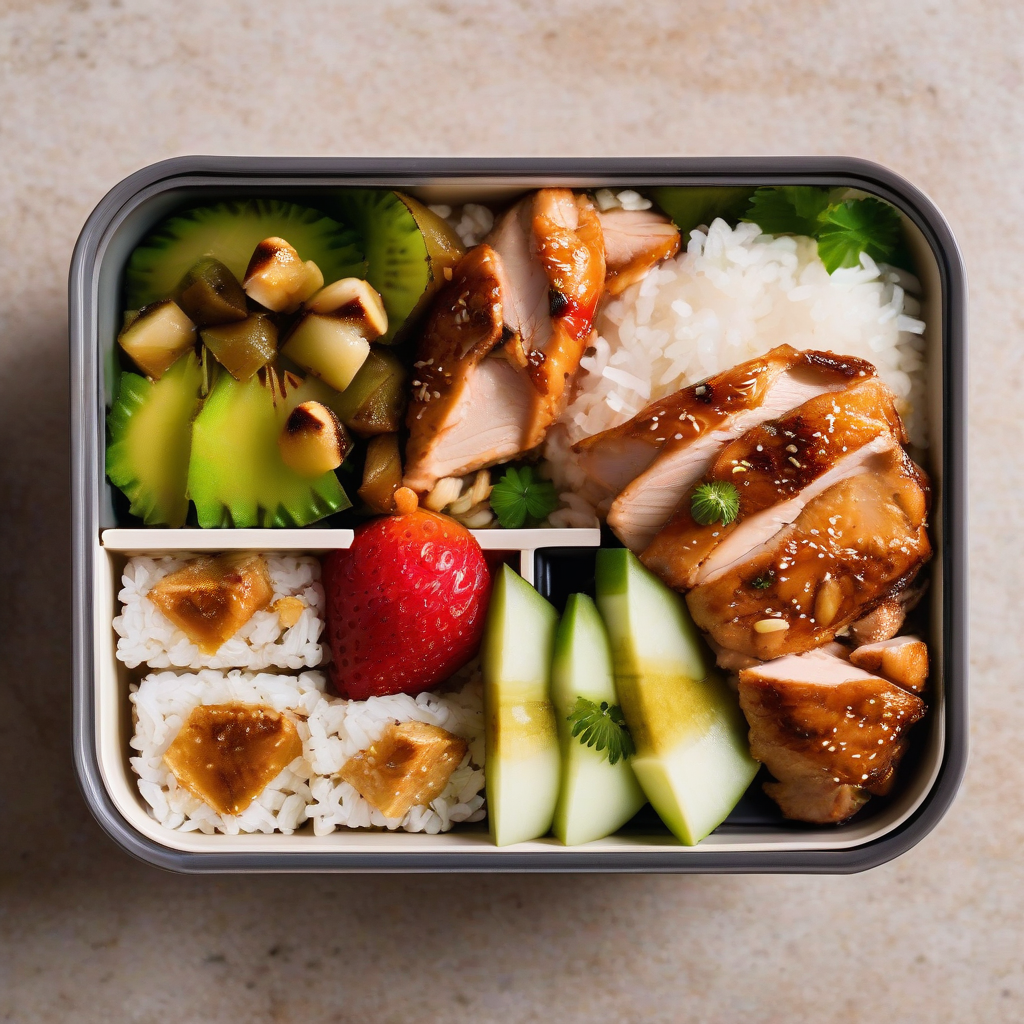 Garlic Miso Chicken Bento