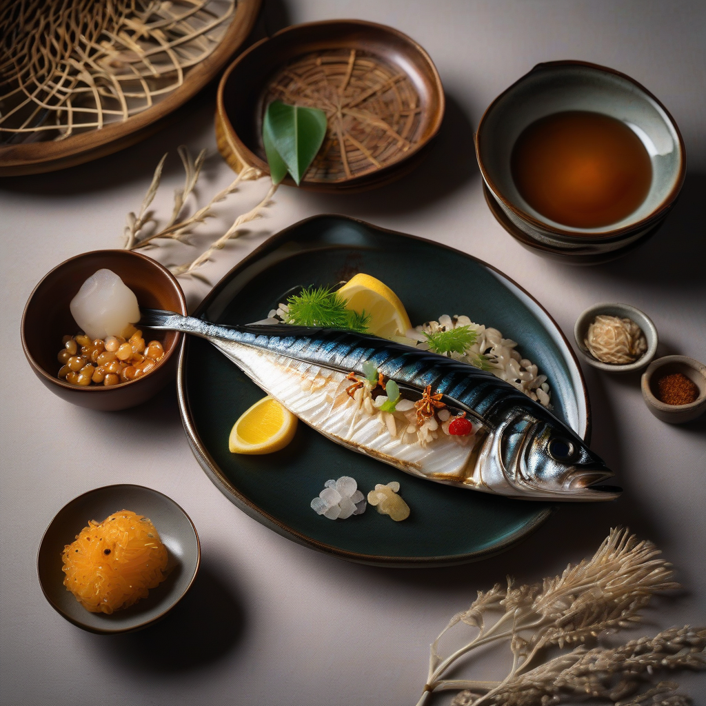 Makarel Panggang dengan Shio Koji