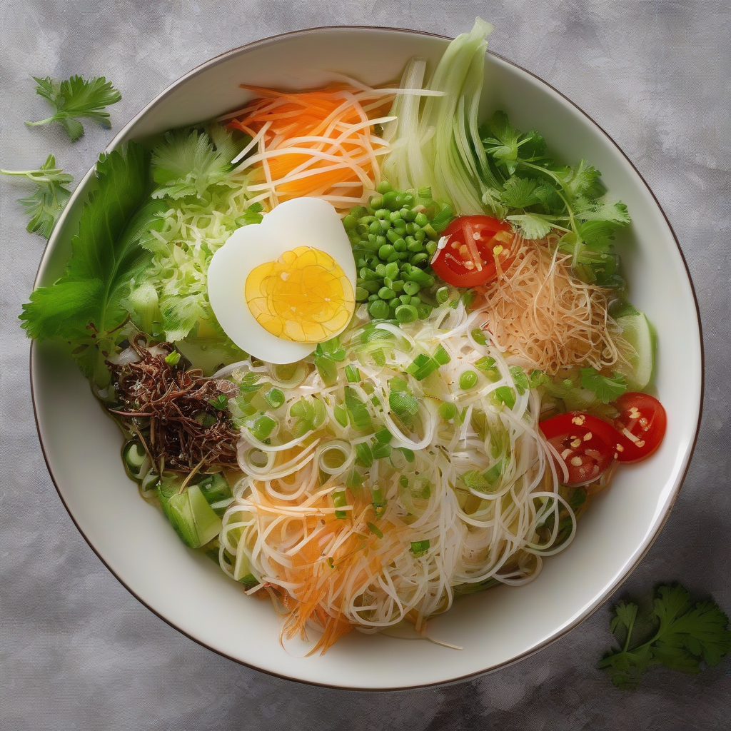 Harusame Salad (Japanese Glass Noodle Salad)