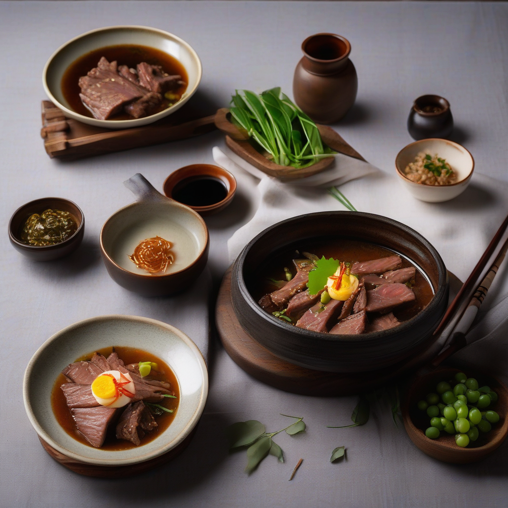 Hoba Miso with Beef