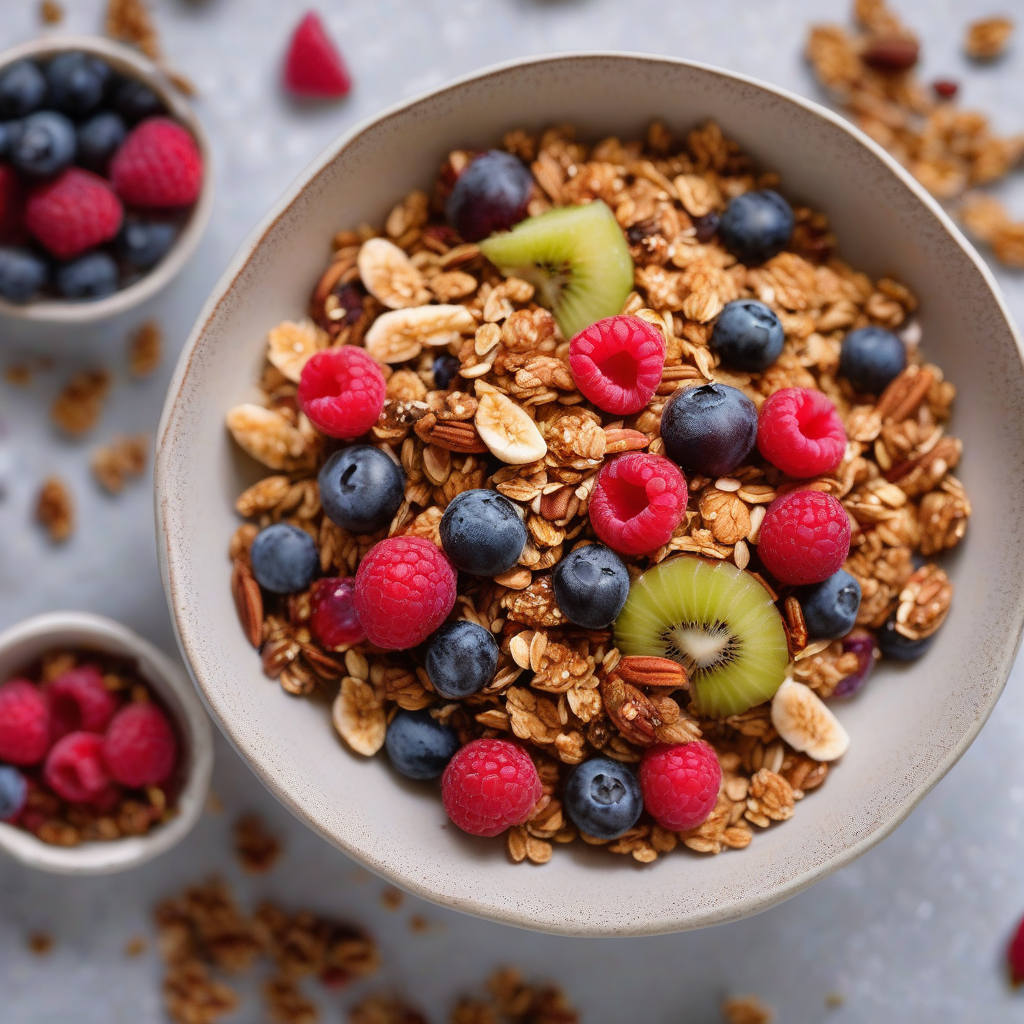 Granola Buah Buatan Rumah (Furugura)