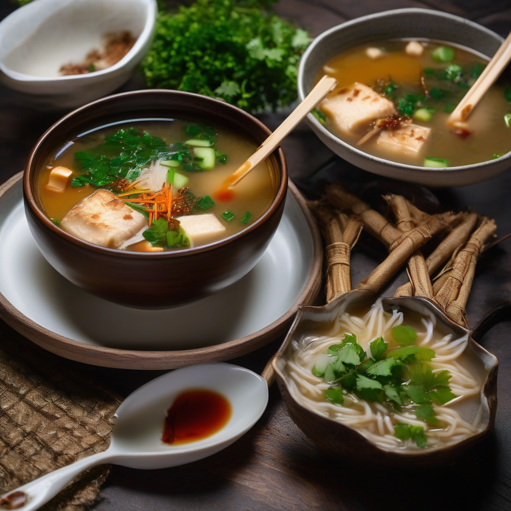 Sup Miso buatan sendiri dengan Tahu