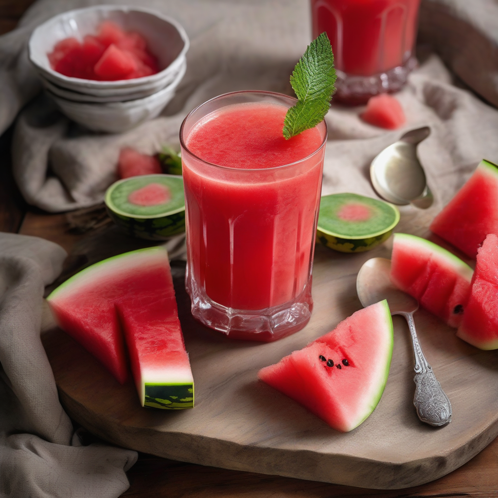 Homemade Watermelon Juice