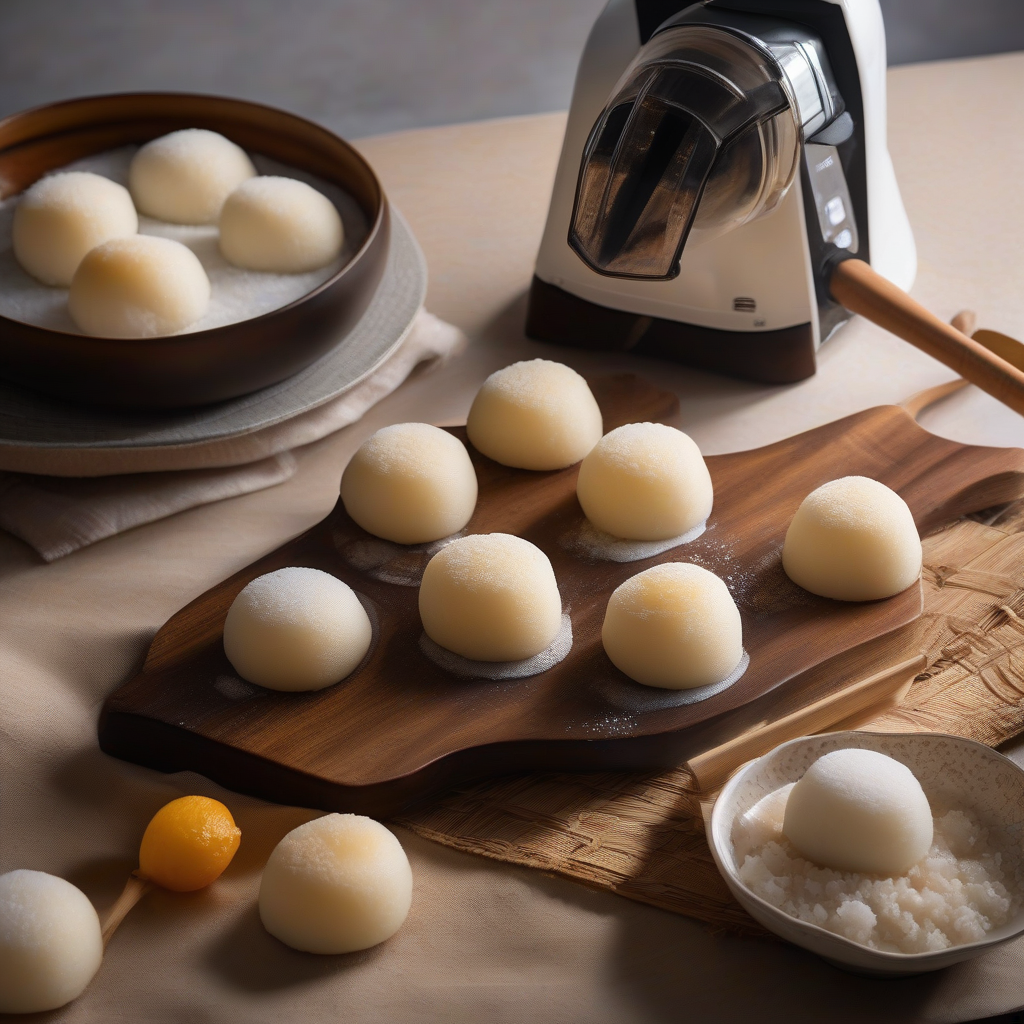 Cara Membuat Mochi dengan Stand Mixer