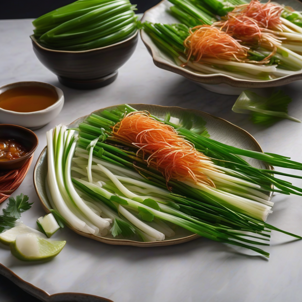 How to Make Shiraga Negi (Julienned Long Green Onion Garnish)