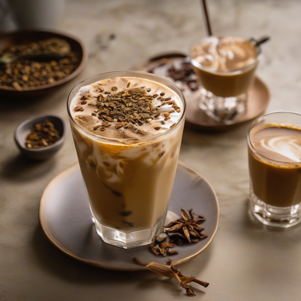 Iced Hojicha Latte