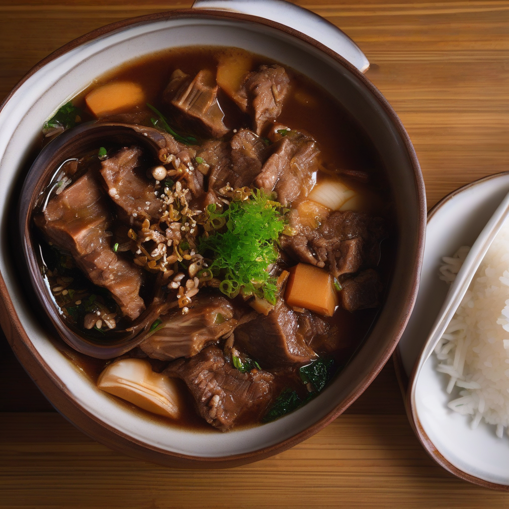 Rebusan Tendon Daging Sapi Jepang