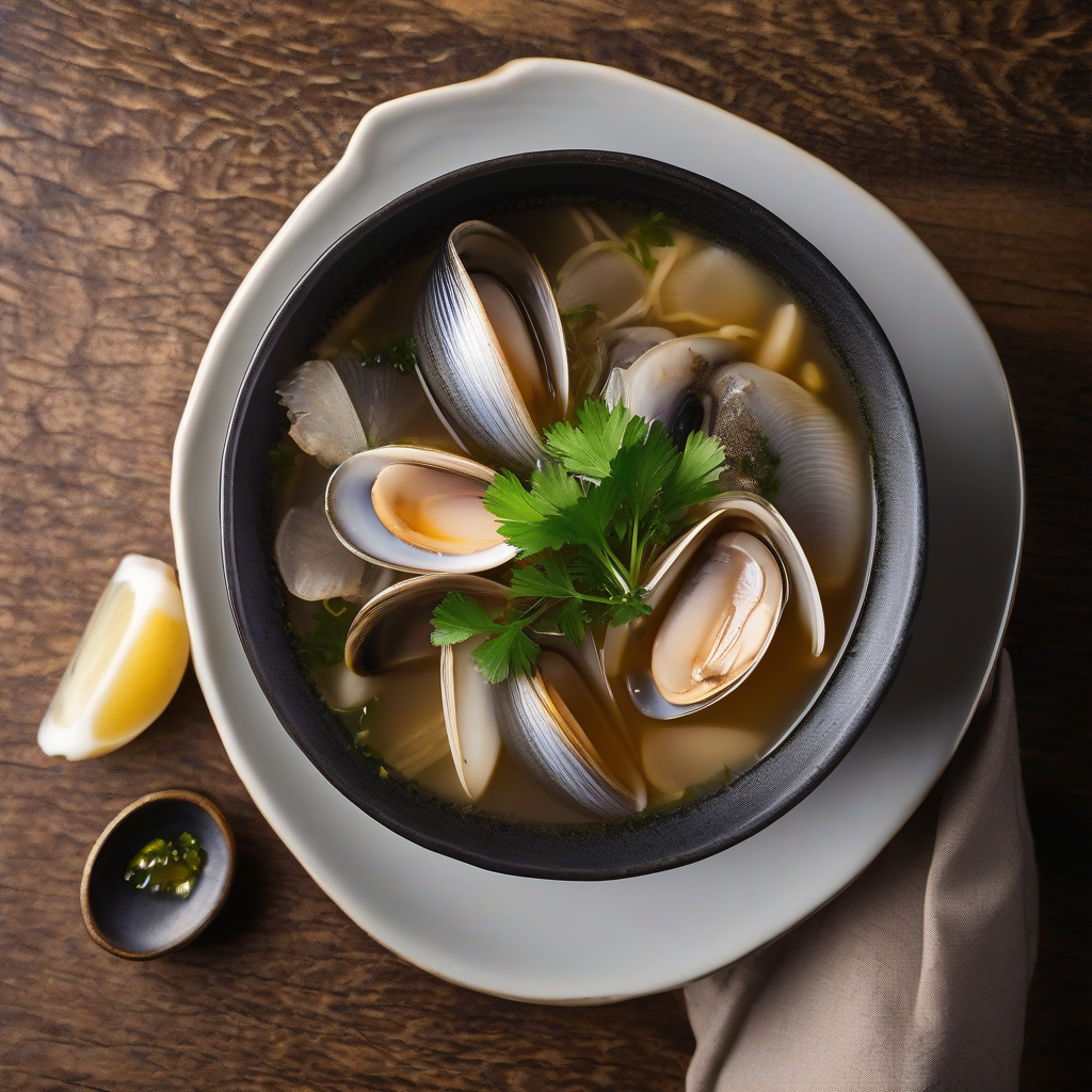 Japanese Clear Clam Soup (Ushiojiru)