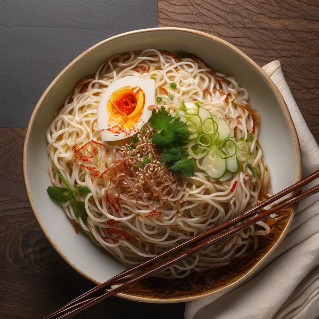 Japanese Cold Somen Noodles
