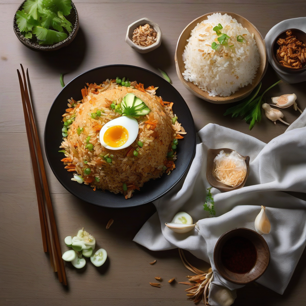 Japanese Garlic Fried Rice