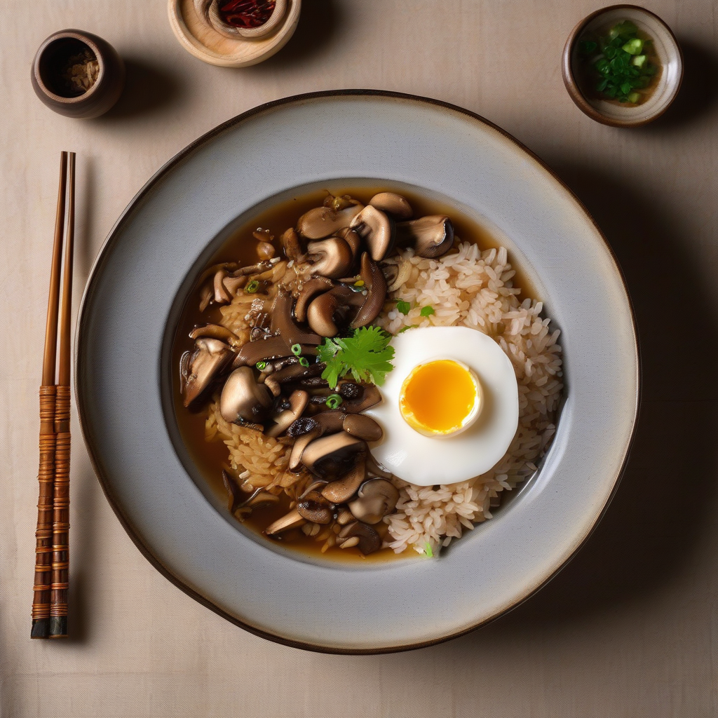 Nasi Jamur Jepang