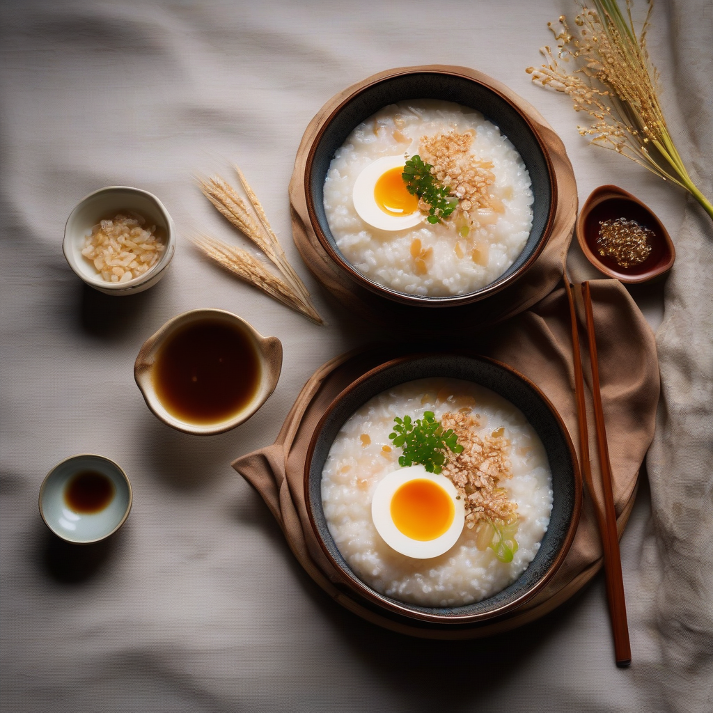 Japanese Rice Porridge (Okayu)