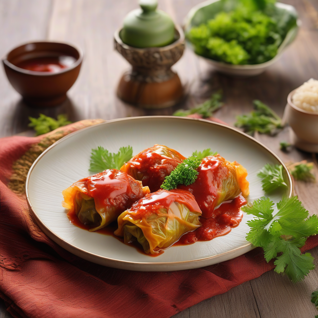 Gulungan Kubis Isi Jepang