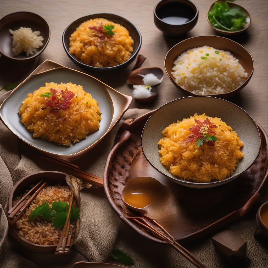 Japanese Sweet Potato Rice (Satsumaimo Gohan)