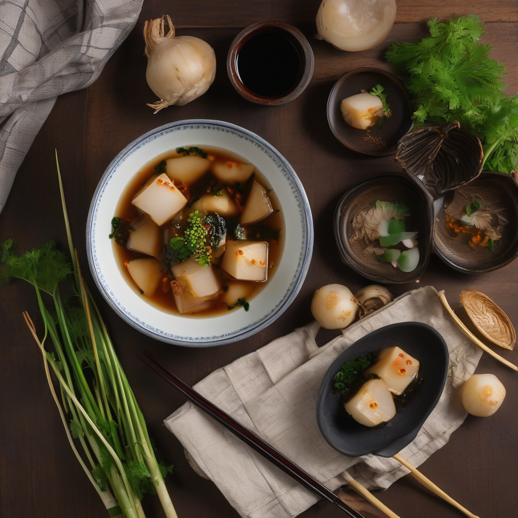 Japanese Turnips with Soboro Ankake Sauce