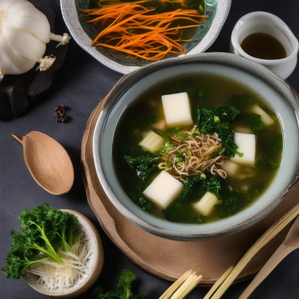 Kale Daikon Miso Soup