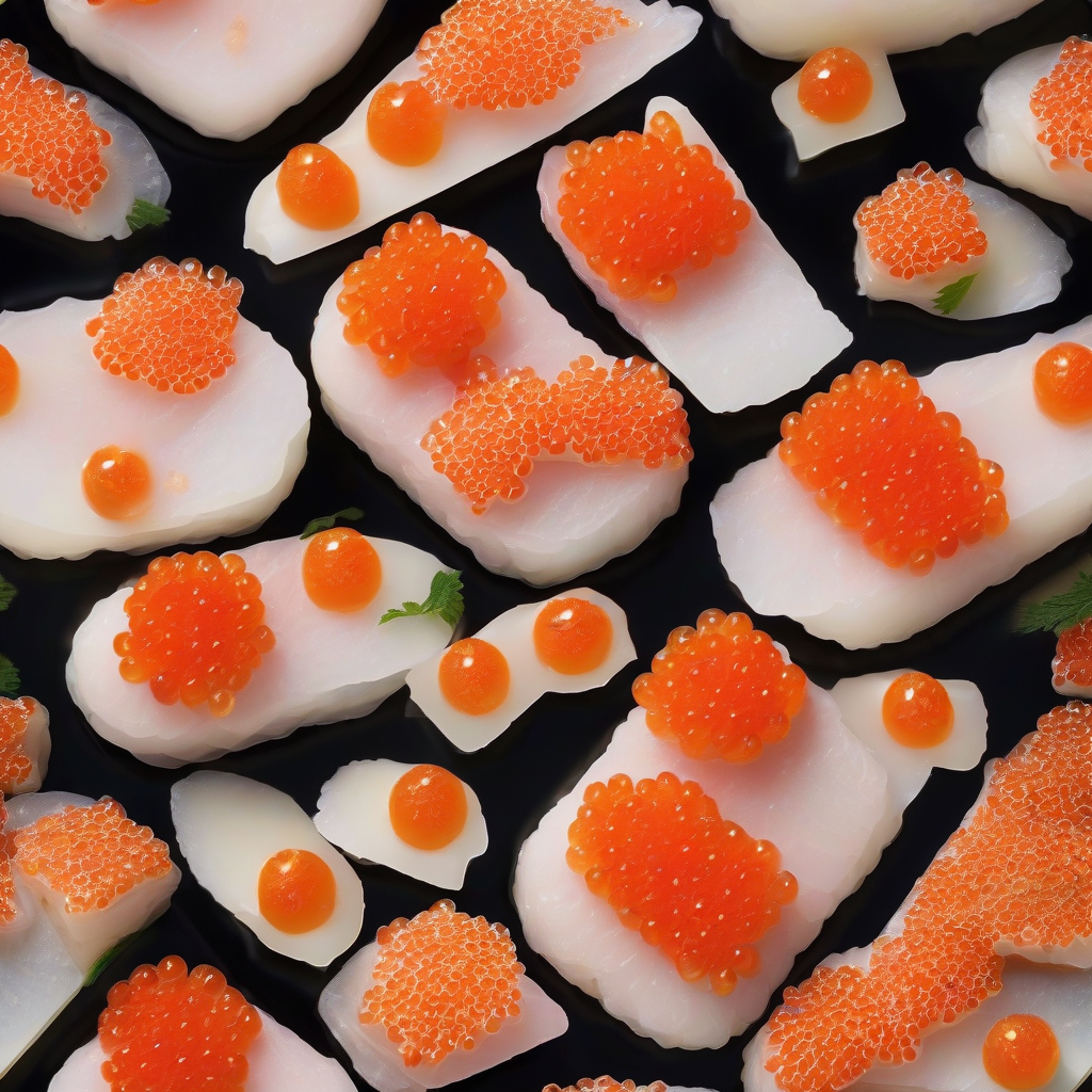 Kamaboko with Salmon Roe