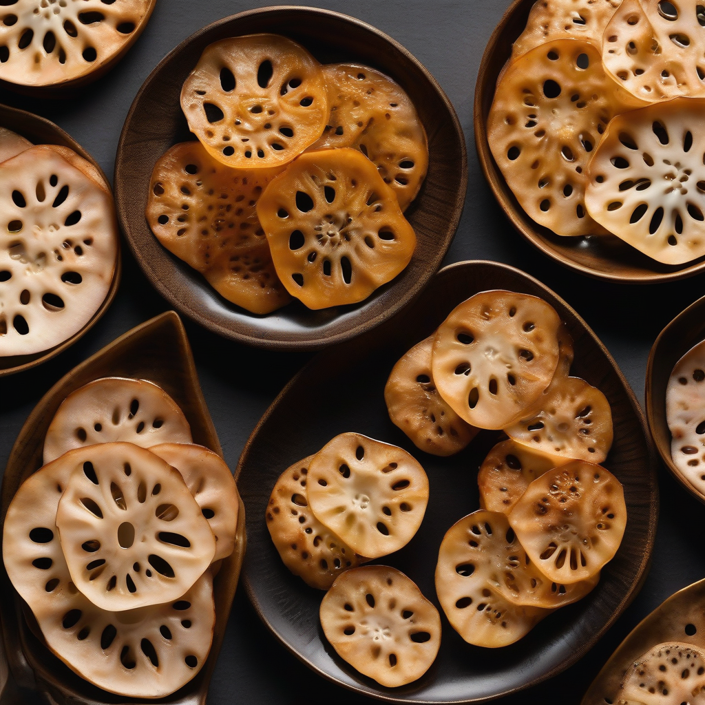 Kinpira Renkon (Lotus Root)