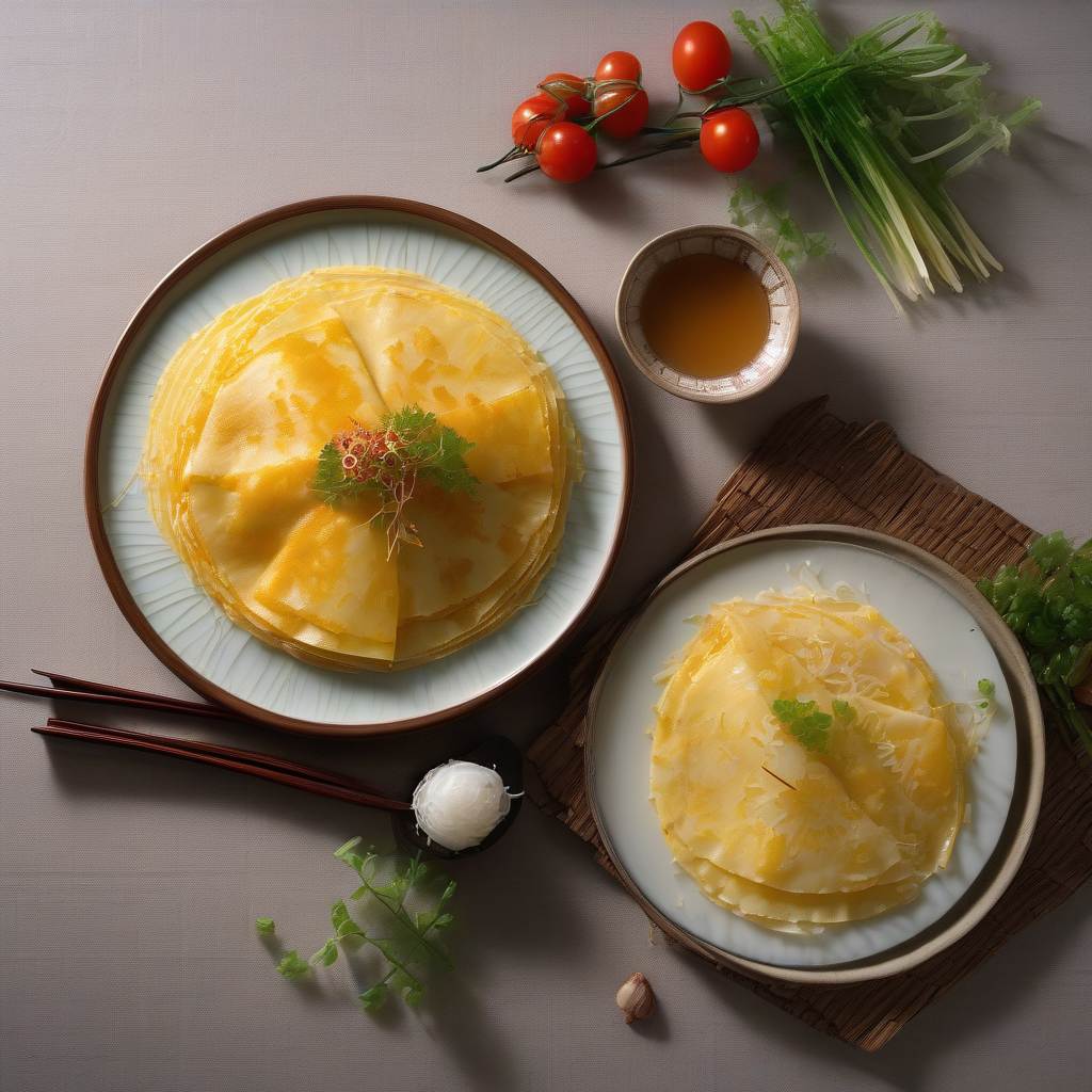 Kinshi Tamago (Shredded Egg Crepe/Omelette)