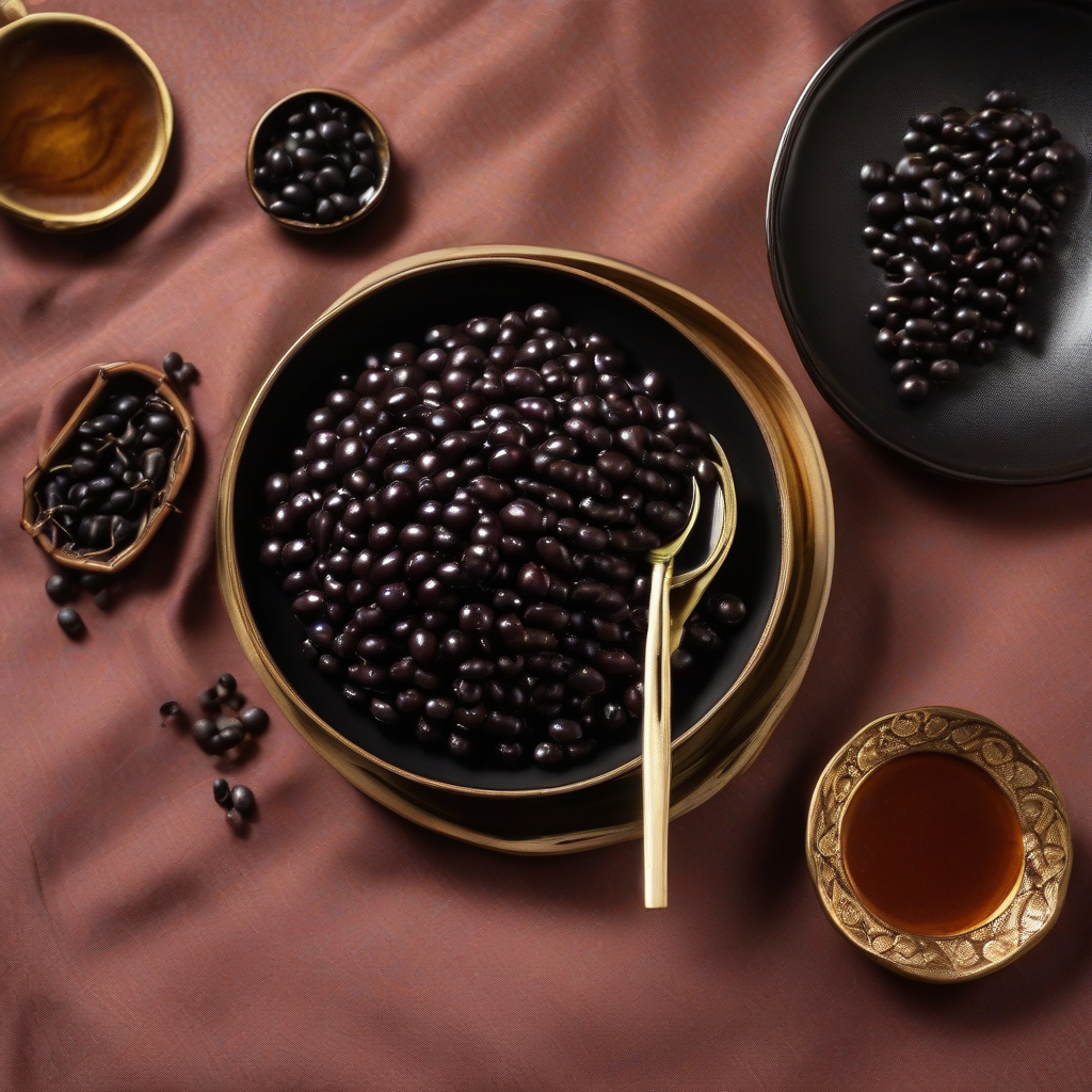 Kuromame (Sweet Black Soybeans)