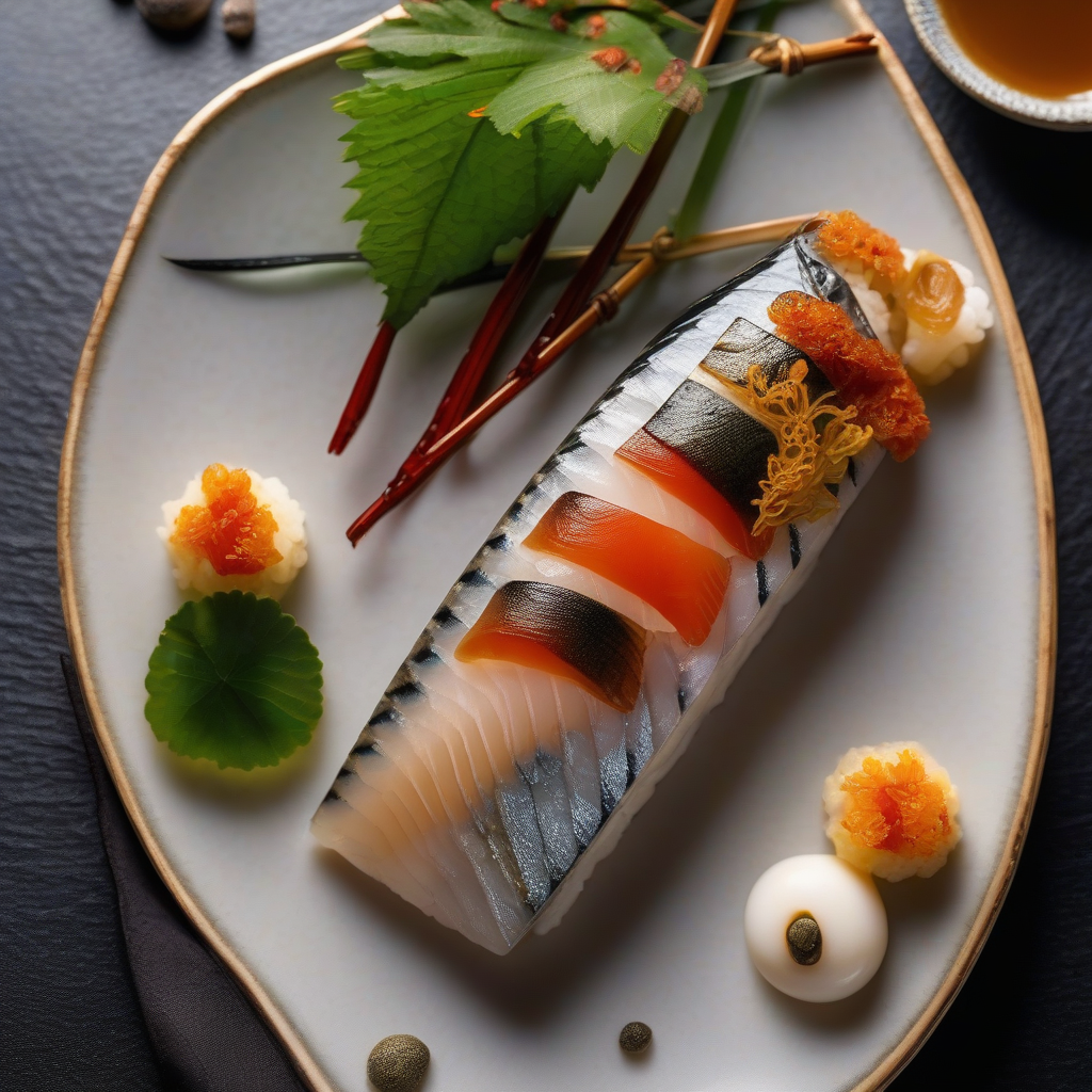 Mackerel Pressed Sushi (Saba Oshizushi)