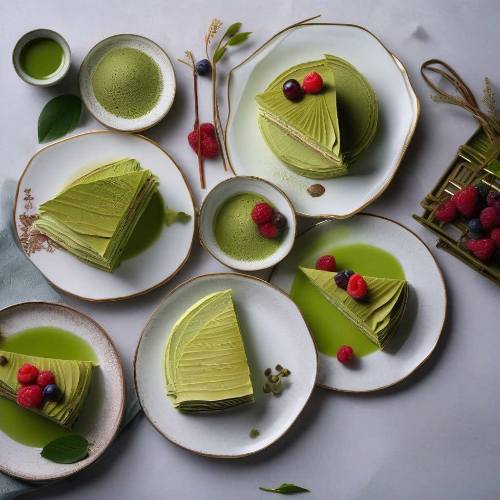 Kue Krep Matcha Mille