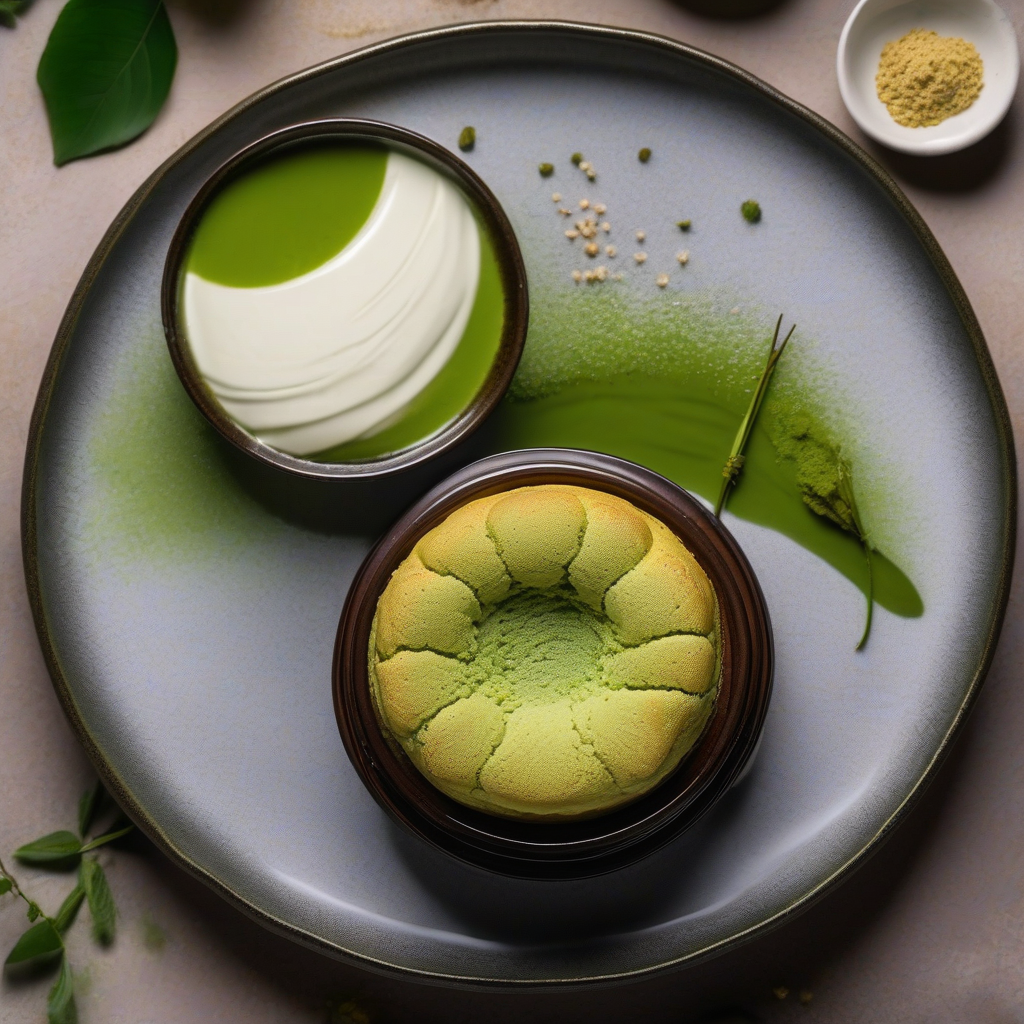 souffle matcha