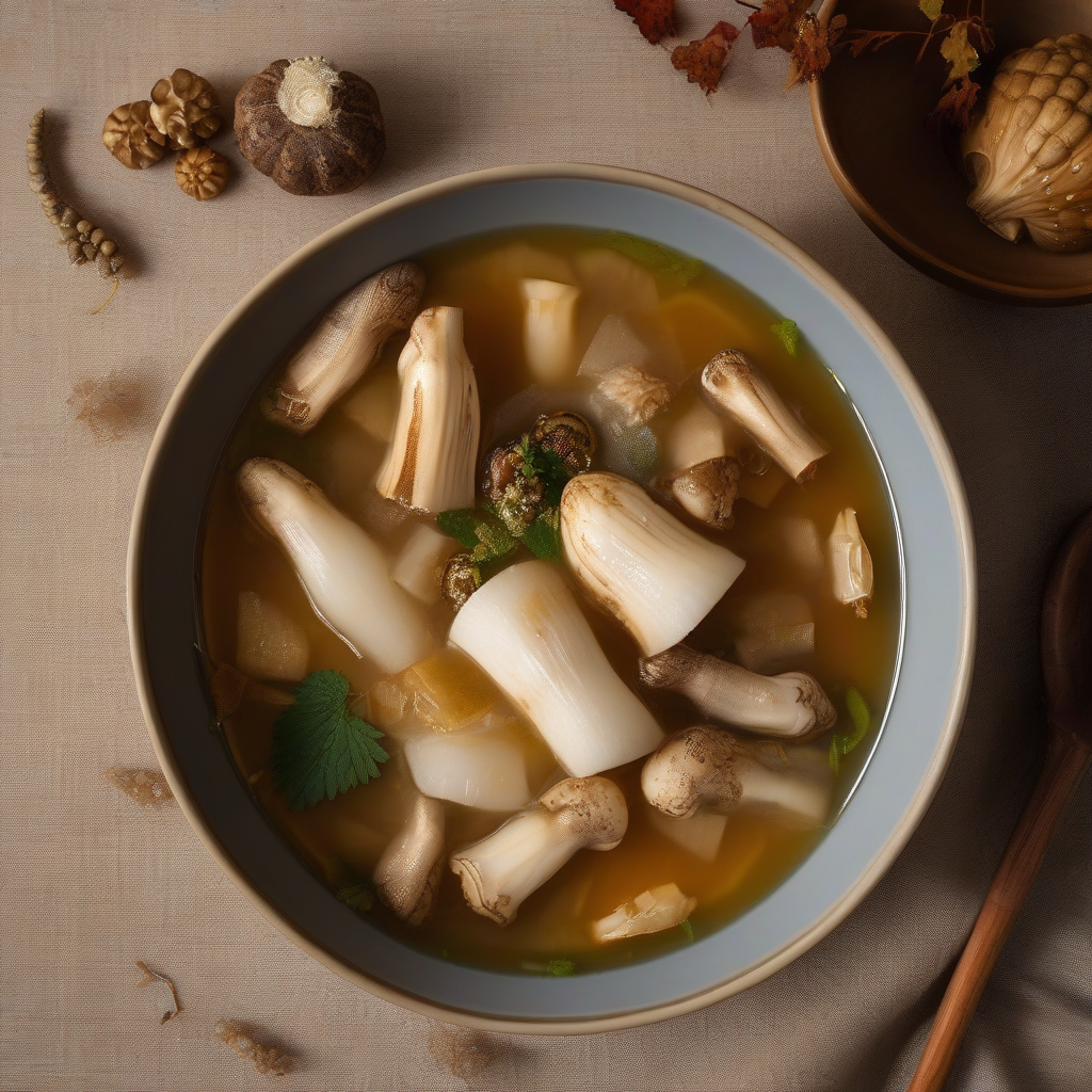 Matsutake Clear Soup (Suimono)