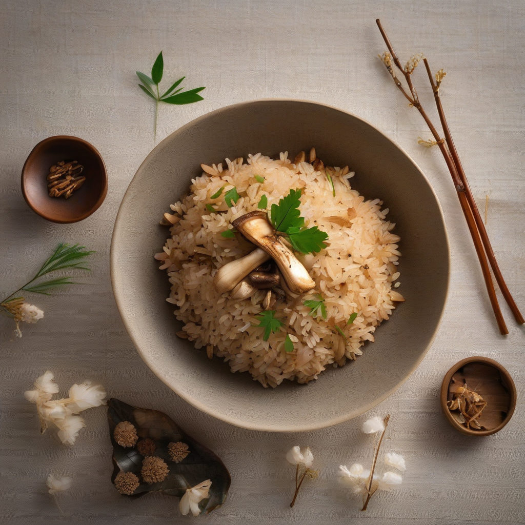 Matsutake Gohan (Wild Pine Mushroom Rice)