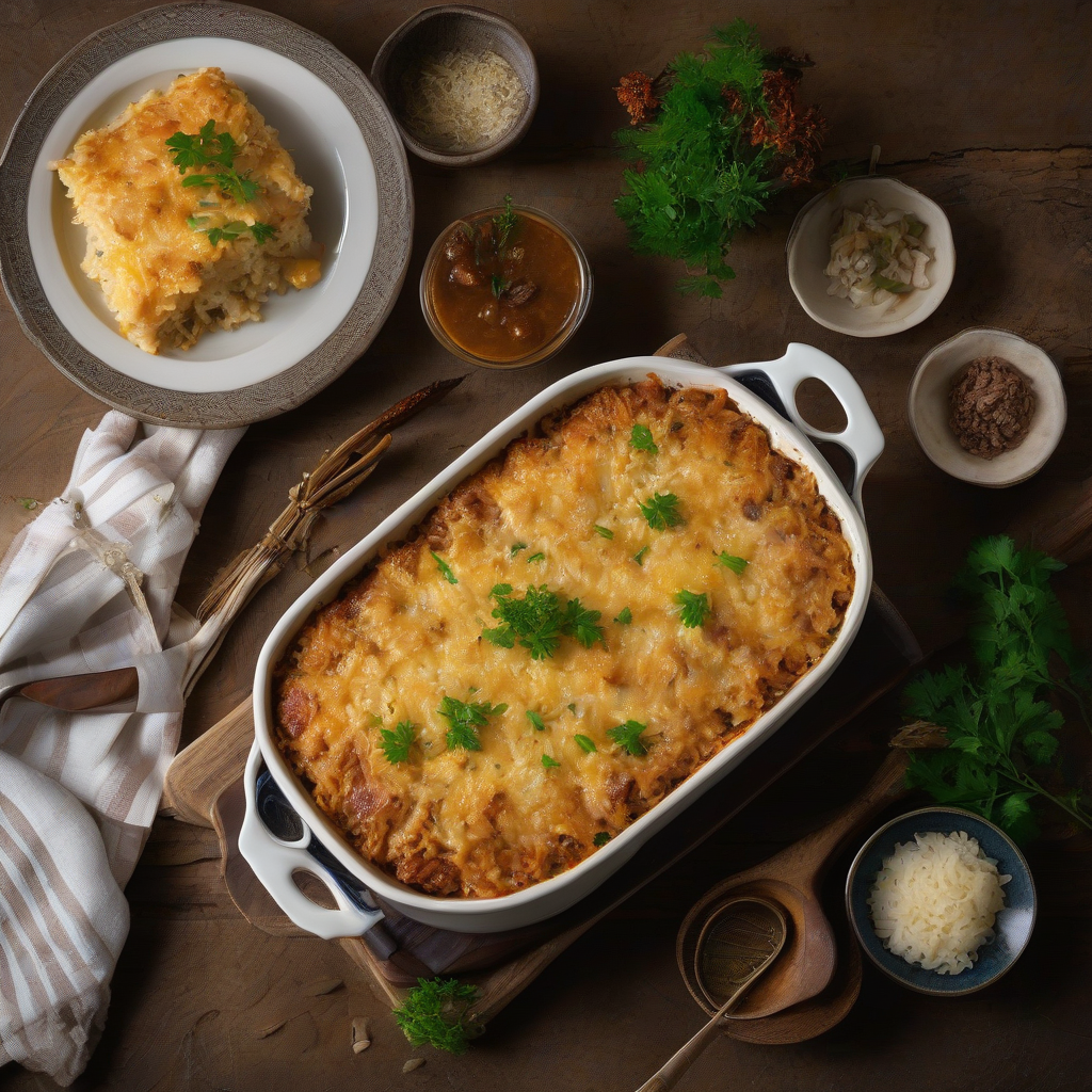 Meat Doria (Rice Gratin)