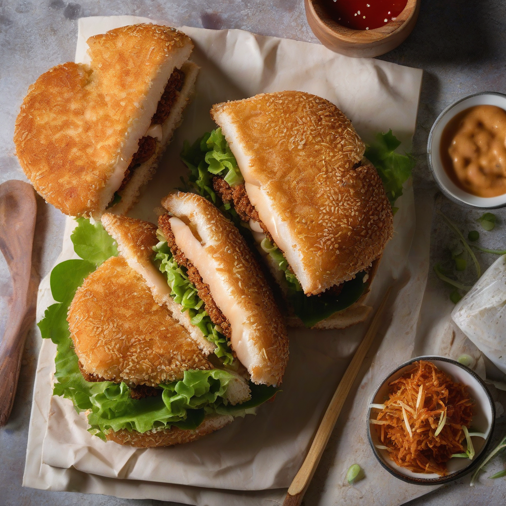 Menchi Katsu Sandwich
