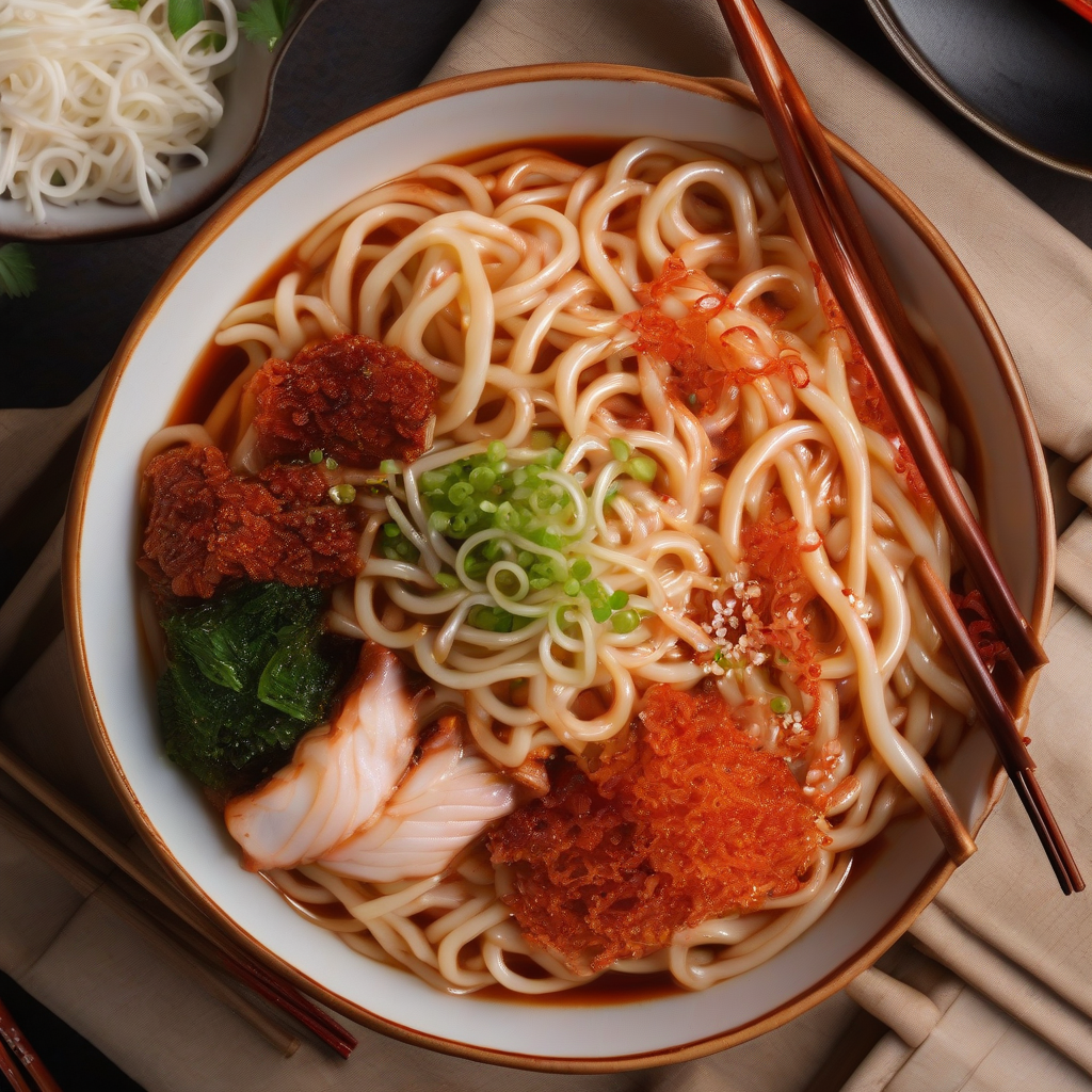 Mentaiko Udon (Spicy Cod Roe Udon)