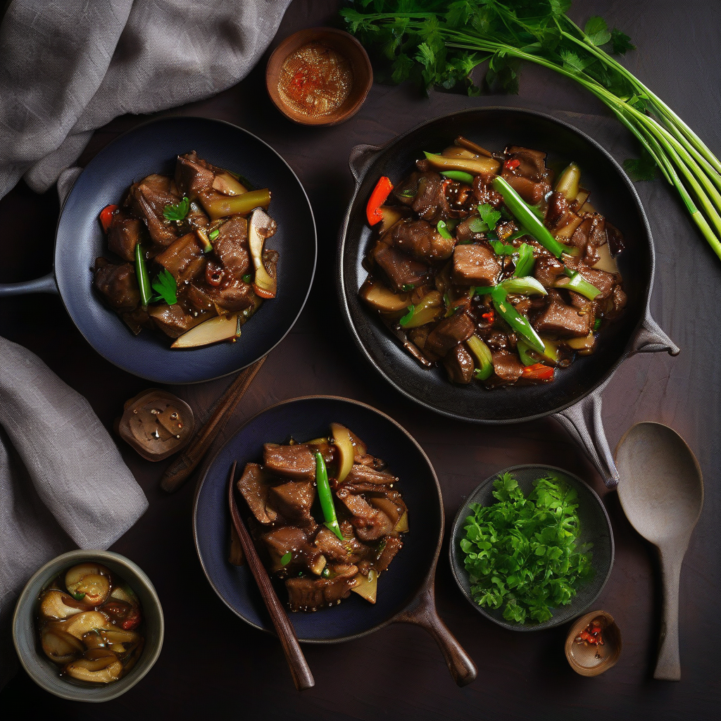Miso Pork and Eggplant Stir Fry